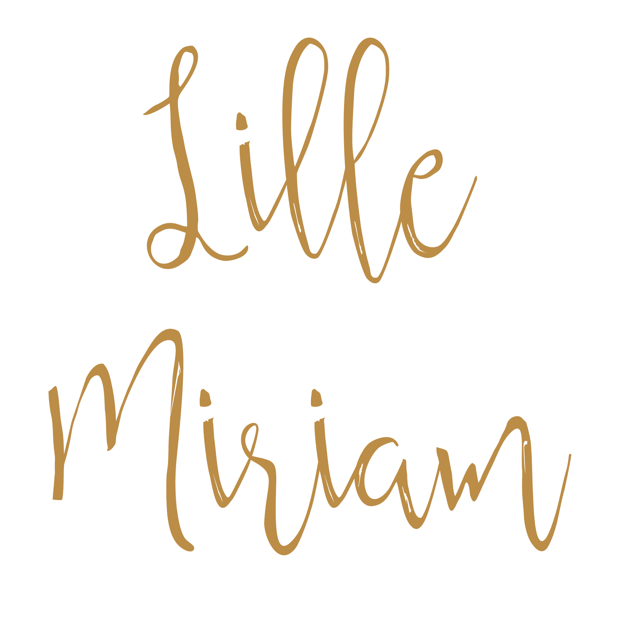 An image used as a profile image for a feed named LilleMiriam.